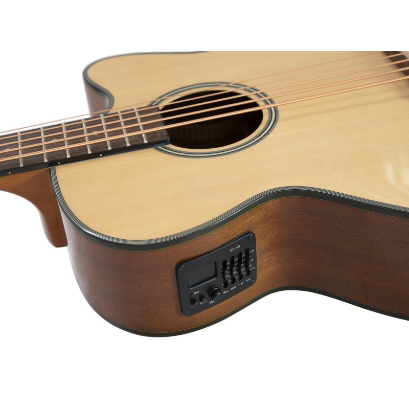 DIMAVERY AB-455 Acoustic Bass, 5-string, nature - 3