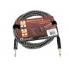 DIMAVERY Instrument-cable, 3m, bk/sil - 1 DIMAVERY Instrument-cable, 3m, bk/sil - 1