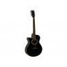 DIMAVERY AW-400 Western guitar LH, black - 1 DIMAVERY AW-400 Western guitar LH, black - 1