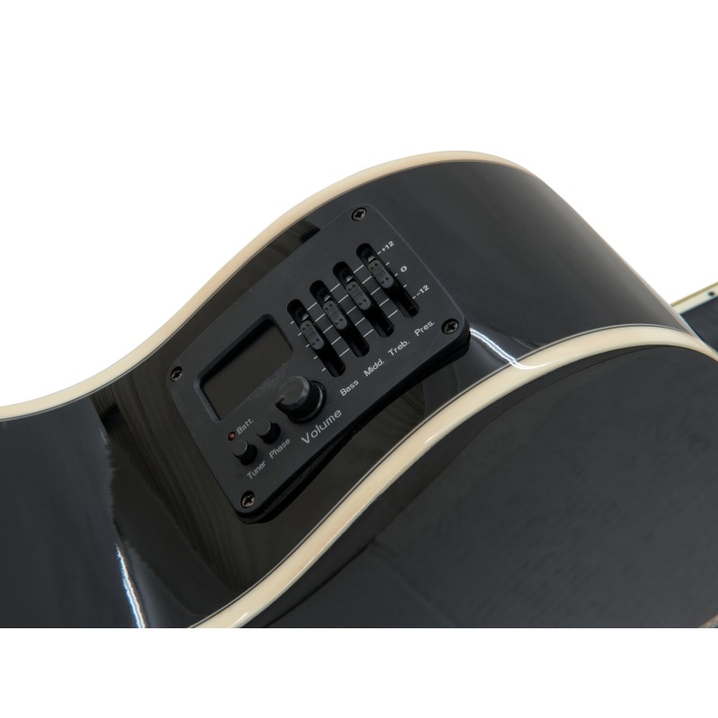 DIMAVERY AW-400 Western guitar LH, black - 4 DIMAVERY AW-400 Western guitar LH, black - 4