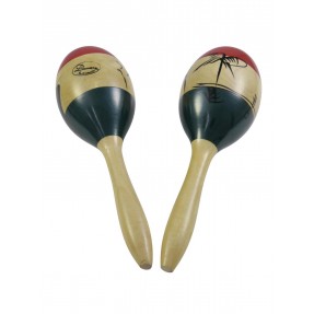 DIMAVERY Maracas Jamaika, wood 2x - 1