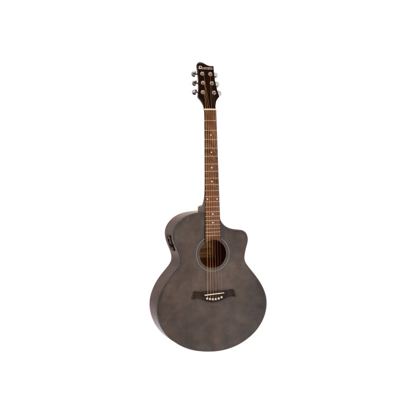 DIMAVERY STW-50 Western Guitar,brown - 1