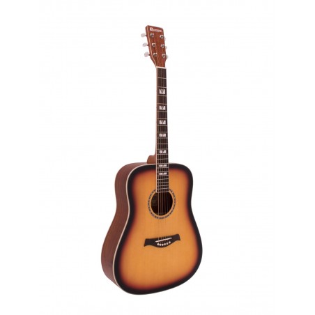 DIMAVERY STW-40 Western guitar, sunburst - 1