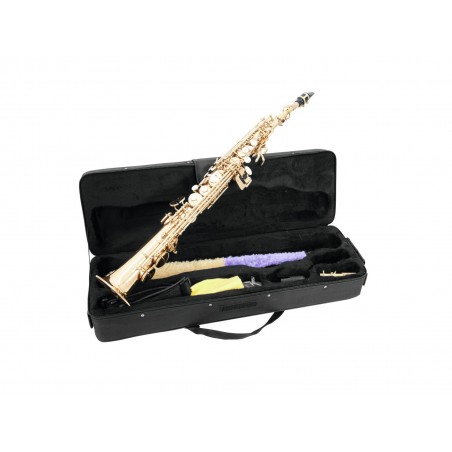 DIMAVERY SP-10 Bb Soprano Saxophone, gold - 1