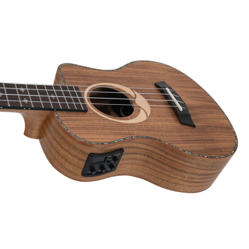 DIMAVERY UK-200 Tenor Ukulele, Koa - 3