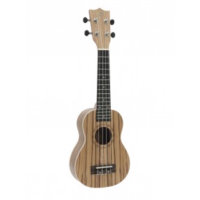 DIMAVERY UK-400 Ukulele soprano "Zebrawood" - 1