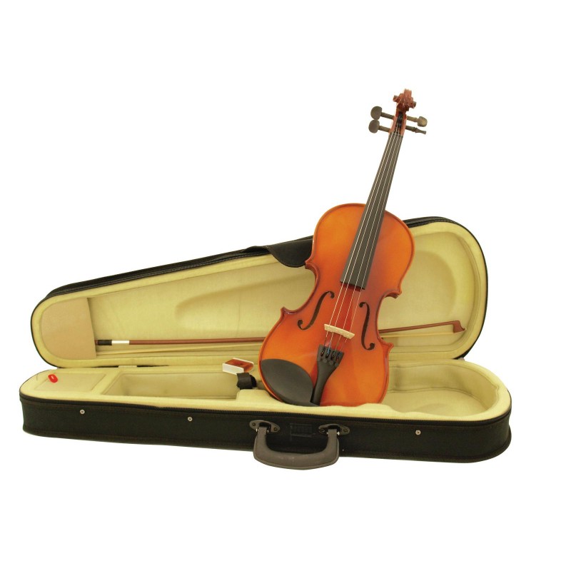 DIMAVERY Violin 4/4 with bow in case - 1 DIMAVERY Violin 4/4 with bow in case - 1