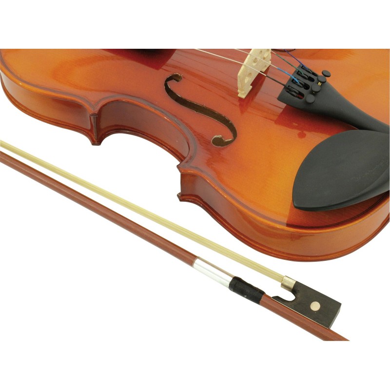 DIMAVERY Violin 4/4 with bow in case - 3