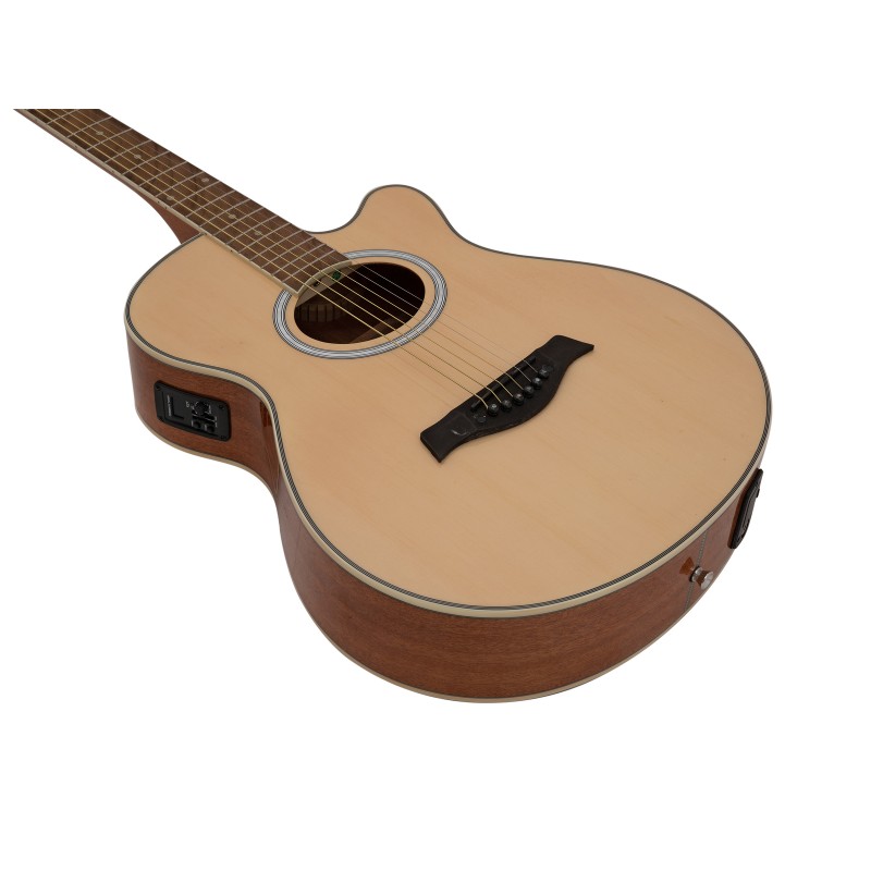 DIMAVERY AW-400 Western guitar, nature - 3