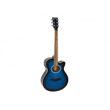 DIMAVERY AW-400 Western guitar, blueburst - 1