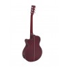 DIMAVERY AW-400 Western guitar, redburst - 2