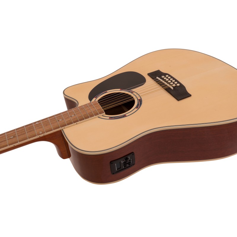 DIMAVERY DR-612 Western guitar 12-string, nature - 4 DIMAVERY DR-612 Western guitar 12-string, nature - 4