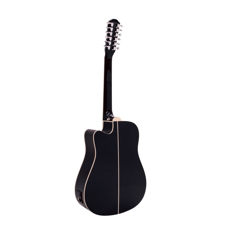 DIMAVERY DR-612 Western guitar 12-string, black - 2 DIMAVERY DR-612 Western guitar 12-string, black - 2