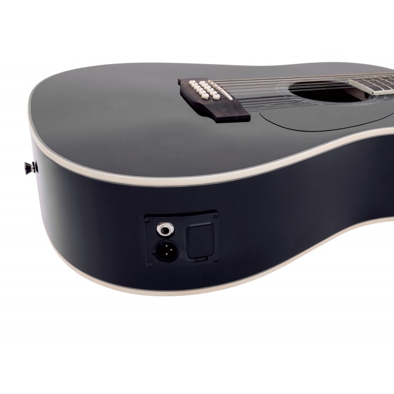 DIMAVERY DR-612 Western guitar 12-string, black - 5 DIMAVERY DR-612 Western guitar 12-string, black - 5