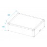 ROADINGER Mixer Case Pro MCV-19, variable, bk 6U - 4 ROADINGER Mixer Case Pro MCV-19, variable, bk 6U - 4
