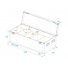 ROADINGER Flightcase 4x LED Umbrella - 5 ROADINGER Flightcase 4x LED Umbrella - 5