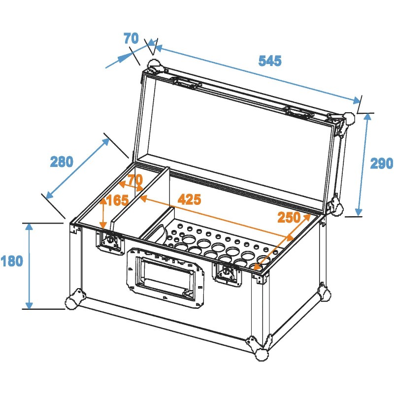 ROADINGER Universal Cone Adapter Case UKAC-50 - 2 ROADINGER Universal Cone Adapter Case UKAC-50 - 2