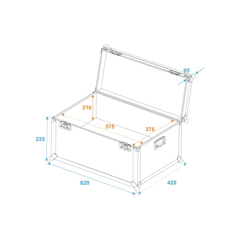 ROADINGER Universal Transport Case 60x40x30cm - 5