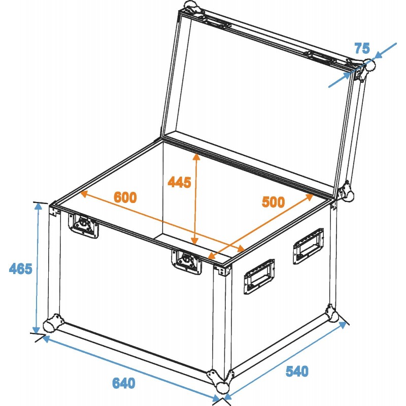 ROADINGER Universal Case Pro 60x50x50cm - 2 ROADINGER Universal Case Pro 60x50x50cm - 2