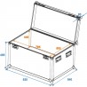ROADINGER Universal Case Pro 80x50x50cm - 2 ROADINGER Universal Case Pro 80x50x50cm - 2