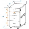 ROADINGER Universal Drawer Case ODS-1 with wheels - 2 ROADINGER Universal Drawer Case ODS-1 with wheels - 2