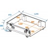 ROADINGER Flightcase 4x CLA-228 - 2 ROADINGER Flightcase 4x CLA-228 - 2