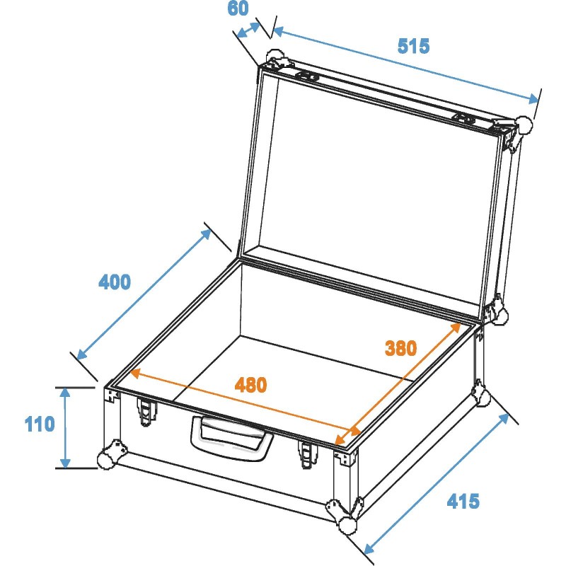 ROADINGER Universal Case FOAM,GR-1 alu - 2 ROADINGER Universal Case FOAM,GR-1 alu - 2