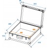 ROADINGER Universal Case FOAM,GR-1 alu - 2 ROADINGER Universal Case FOAM,GR-1 alu - 2