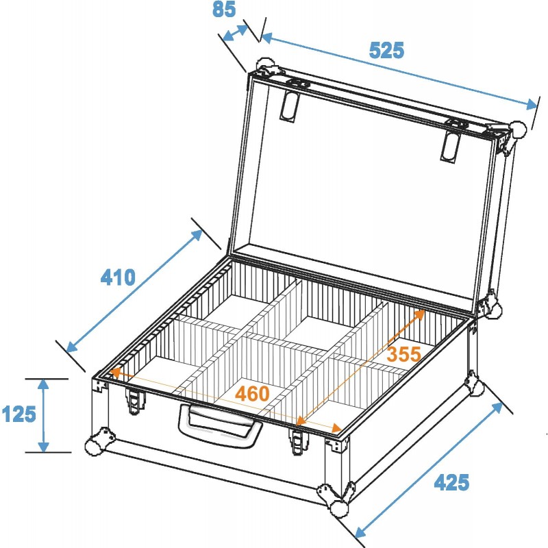 ROADINGER Universal Divider Case, black - 3 ROADINGER Universal Divider Case, black - 3