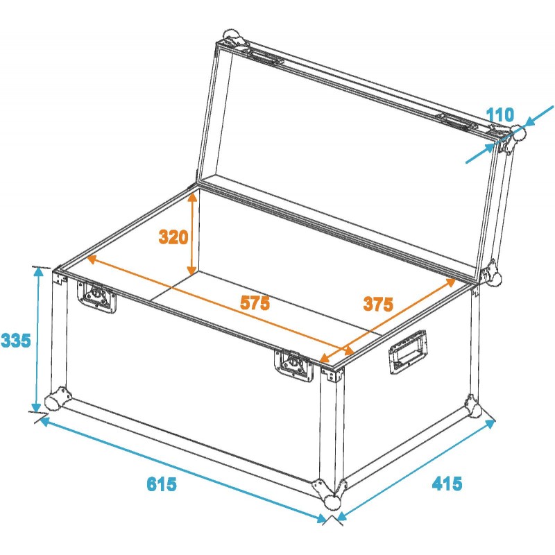 ROADINGER Universal Transport Case heavy 60x40cm - 2 ROADINGER Universal Transport Case heavy 60x40cm - 2