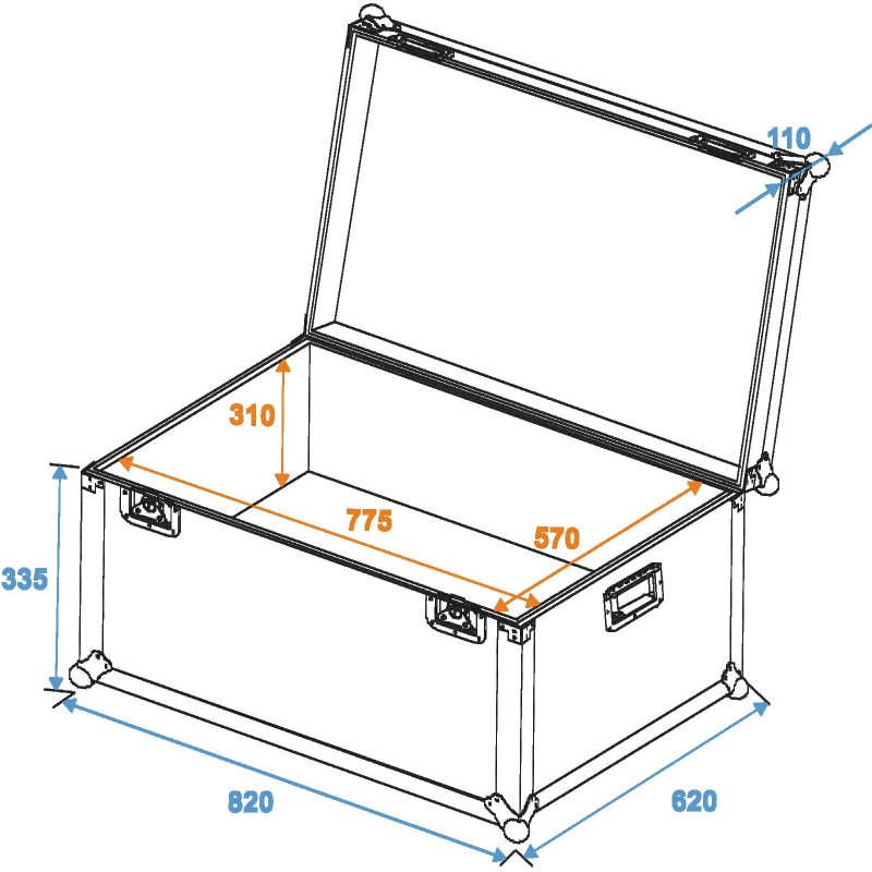 ROADINGER Universal Transport Case heavy 80x60cm - 2