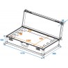 ROADINGER Flightcase EC-B252 4x LED BAR-252 RGB - 2 ROADINGER Flightcase EC-B252 4x LED BAR-252 RGB - 2