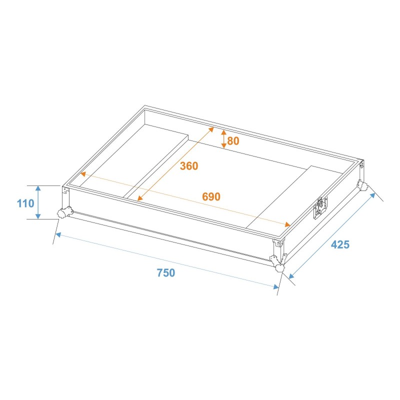 ROADINGER Flightcase ICE-100/ICE-101 - 3 ROADINGER Flightcase ICE-100/ICE-101 - 3