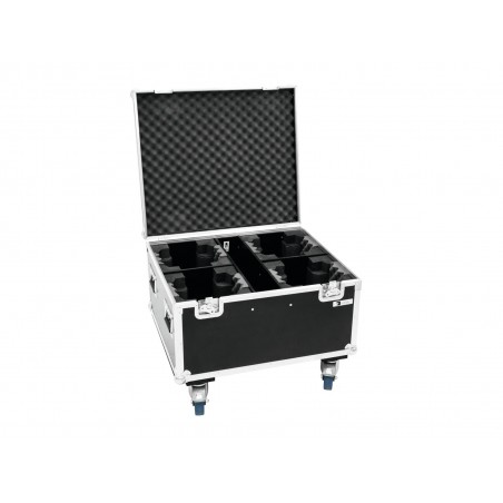 ROADINGER Flightcase 4x TMH FE-600 with wheels - 1