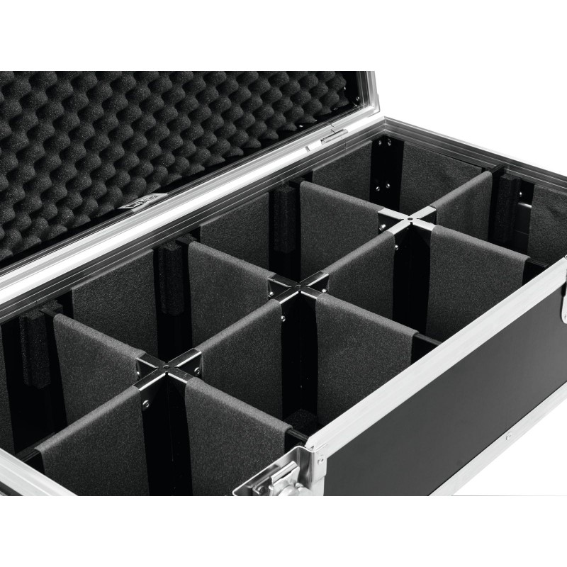 ROADINGER Flightcase 8x AKKU UP-4 - 4 ROADINGER Flightcase 8x AKKU UP-4 - 4