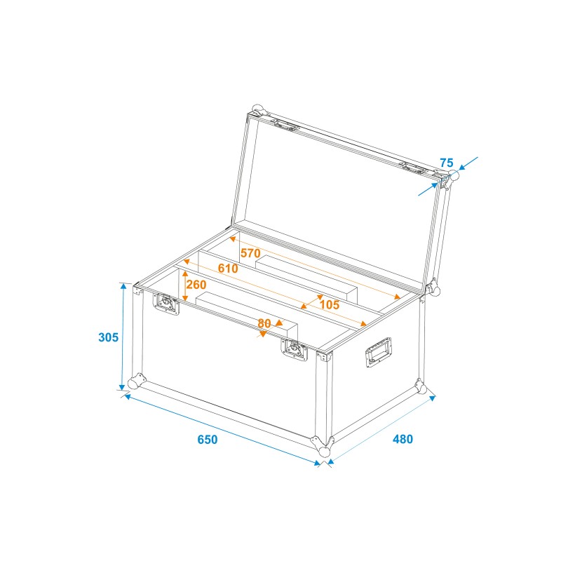ROADINGER Flightcase 2x LED PLL-360 - 5 ROADINGER Flightcase 2x LED PLL-360 - 5