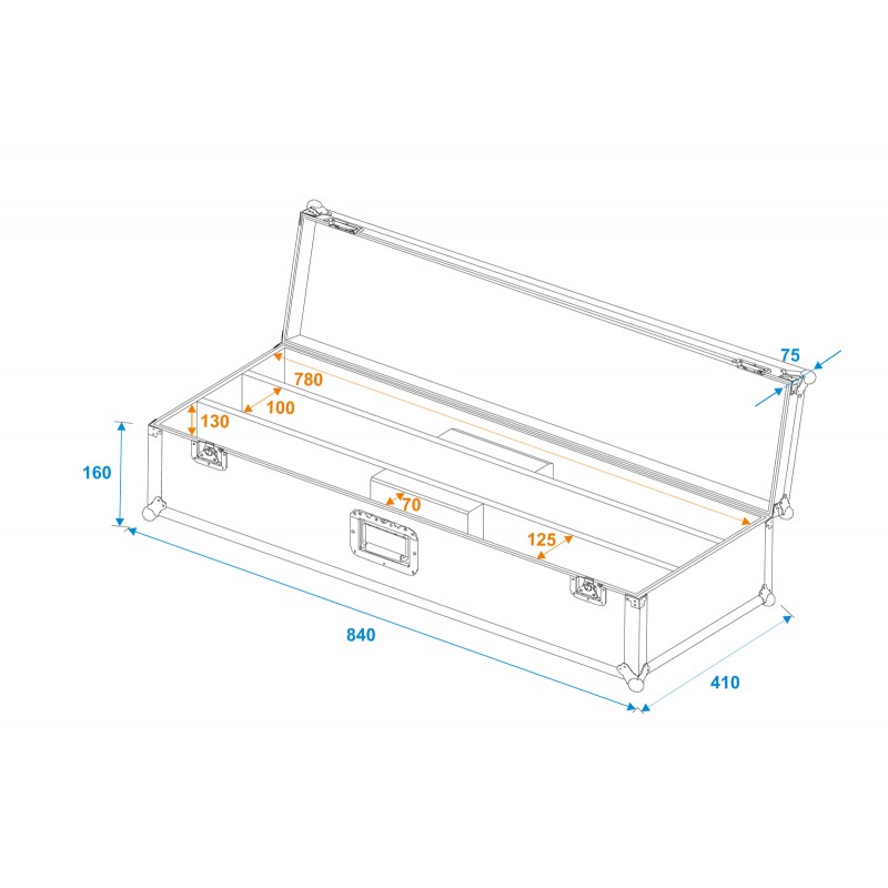 ROADINGER Flightcase 2x LED STP-10 ABL Sunbar - 5 ROADINGER Flightcase 2x LED STP-10 ABL Sunbar - 5