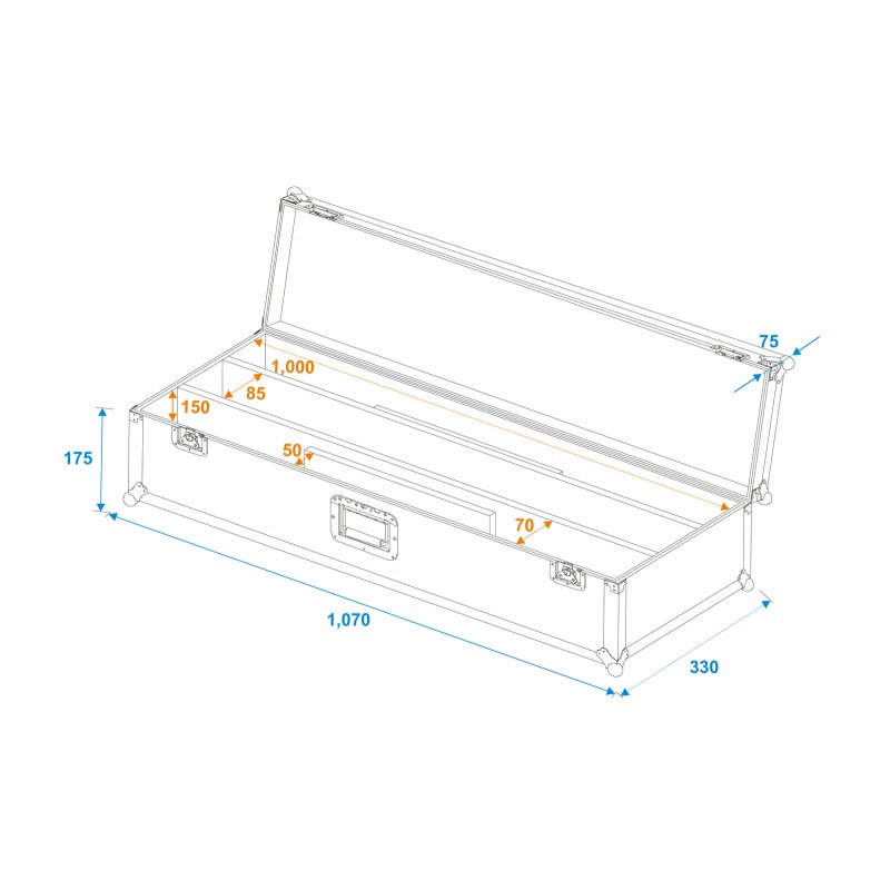 ROADINGER Flightcase 2x LED STP-7 - 5 ROADINGER Flightcase 2x LED STP-7 - 5