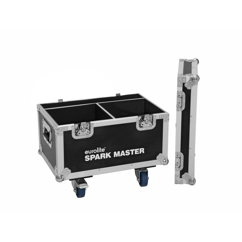 ROADINGER Flightcase 2x Spark Master with wheels - 1 ROADINGER Flightcase 2x Spark Master with wheels - 1