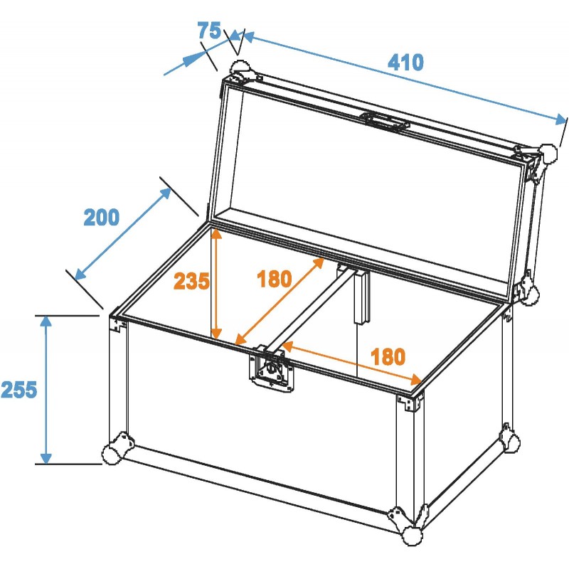 ROADINGER Flightcase 2x TMH-6/7/8/9 - 2 ROADINGER Flightcase 2x TMH-6/7/8/9 - 2