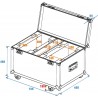 ROADINGER Flightcase 2x TMH-X25 - 5 ROADINGER Flightcase 2x TMH-X25 - 5