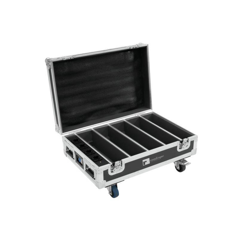 ROADINGER Flightcase 4x AKKU BAR-6 Glow QCL Flex QuickDMX with charging function - 3 ROADINGER Flightcase 4x AKKU BAR-6 Glow QCL Flex QuickDMX with charging function - 3