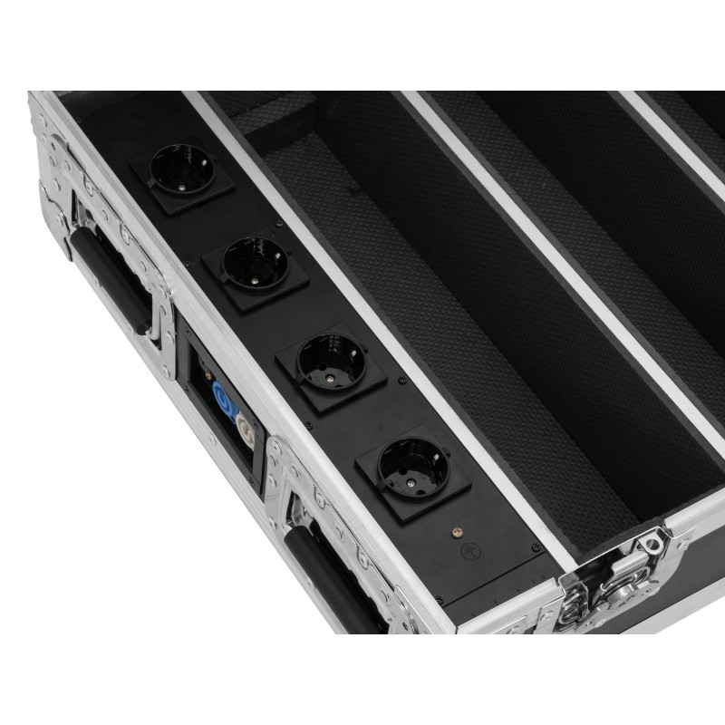 ROADINGER Flightcase 4x AKKU BAR-6 Glow QCL Flex QuickDMX with charging function - 4 ROADINGER Flightcase 4x AKKU BAR-6 Glow QCL Flex QuickDMX with charging function - 4