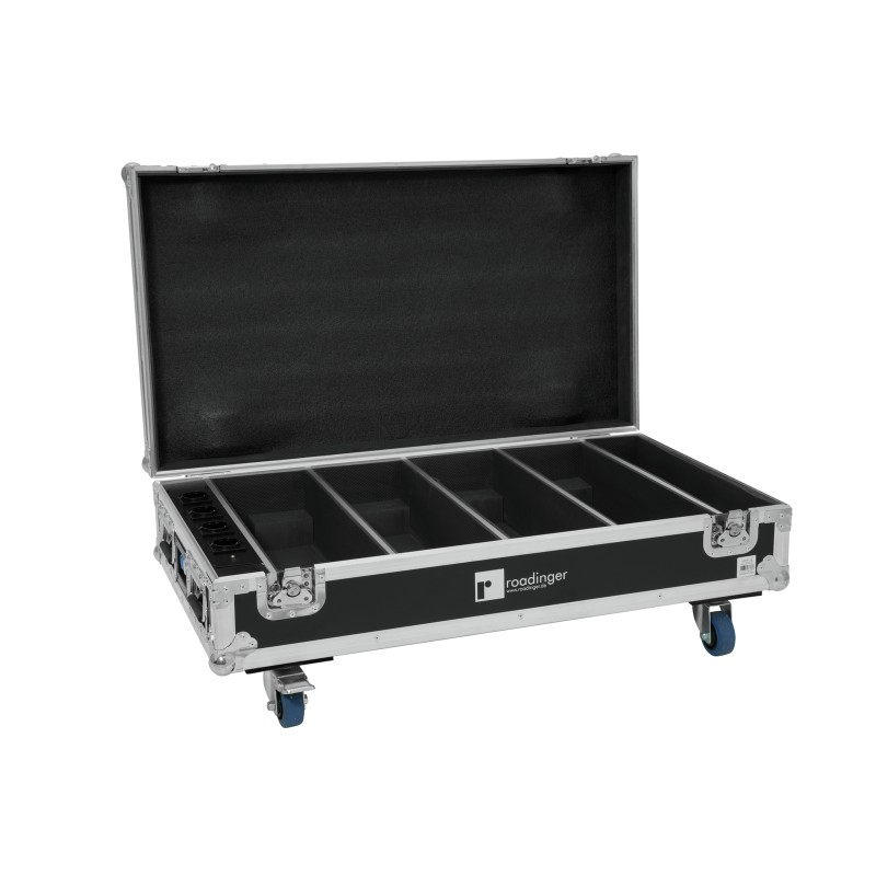 ROADINGER Flightcase 4x AKKU BAR-6 QCL with charging function - 1 ROADINGER Flightcase 4x AKKU BAR-6 QCL with charging function - 1