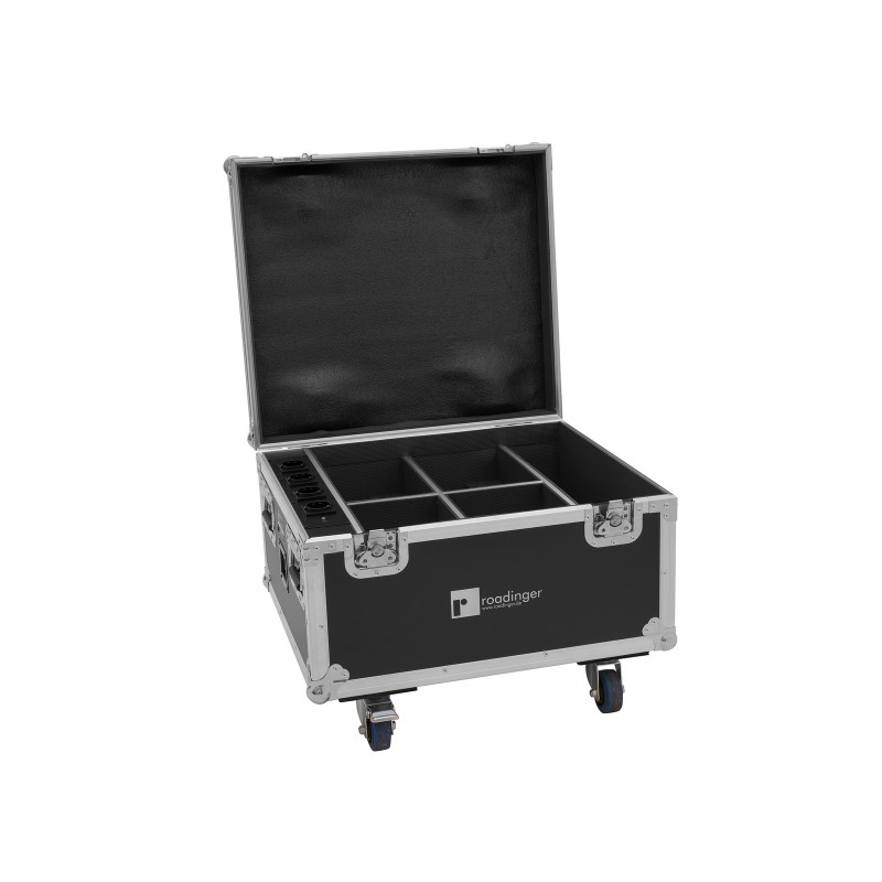 ROADINGER Flightcase 4x AKKU IP PAR 7 QCL WDMX with charging function - 1 ROADINGER Flightcase 4x AKKU IP PAR 7 QCL WDMX with charging function - 1