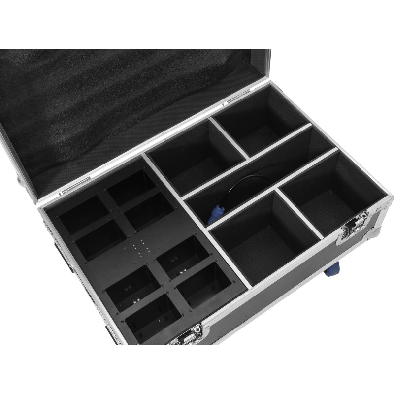 ROADINGER Flightcase 4x AKKU IP UP-4 Plus HCL Spot WDMX with Charging Function - 4 ROADINGER Flightcase 4x AKKU IP UP-4 Plus HCL Spot WDMX with Charging Function - 4
