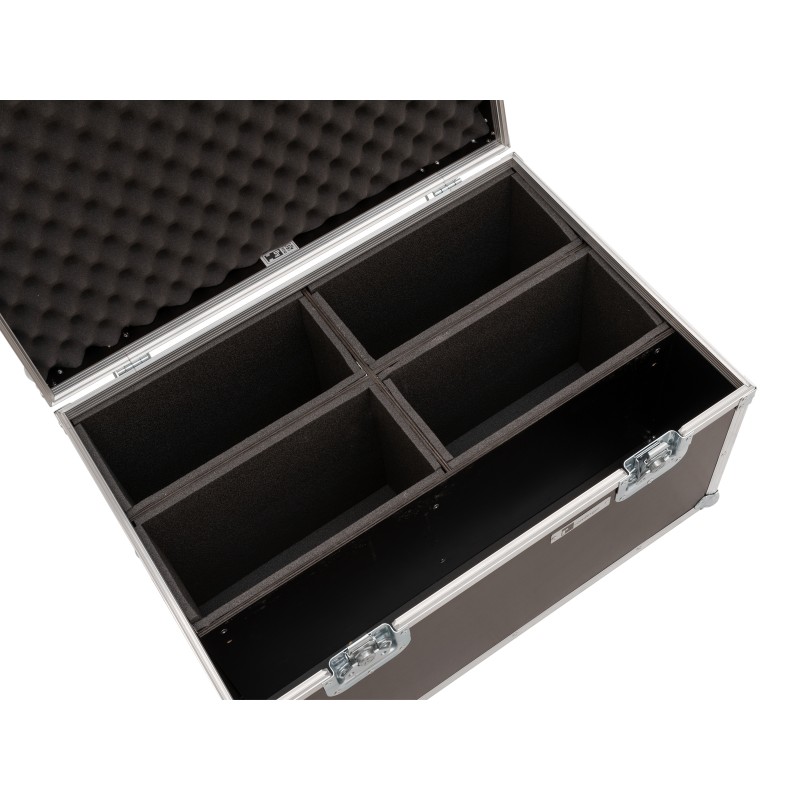 ROADINGER Flightcase 4x LED 4/7C-12 Silent Slim Spot - 4 ROADINGER Flightcase 4x LED 4/7C-12 Silent Slim Spot - 4