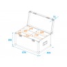 ROADINGER Flightcase 4x LED 4/7C-12 Silent Slim Spot - 5 ROADINGER Flightcase 4x LED 4/7C-12 Silent Slim Spot - 5