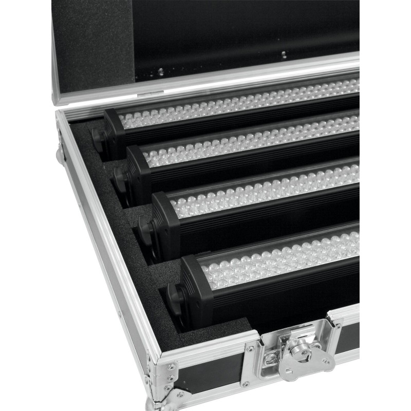 ROADINGER Flightcase 4x LED BAR-252 RGB - 5