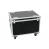 ROADINGER Flightcase 4x LED THA-100F/THA-120PC with wheels - 2 ROADINGER Flightcase 4x LED THA-100F/THA-120PC with wheels - 2